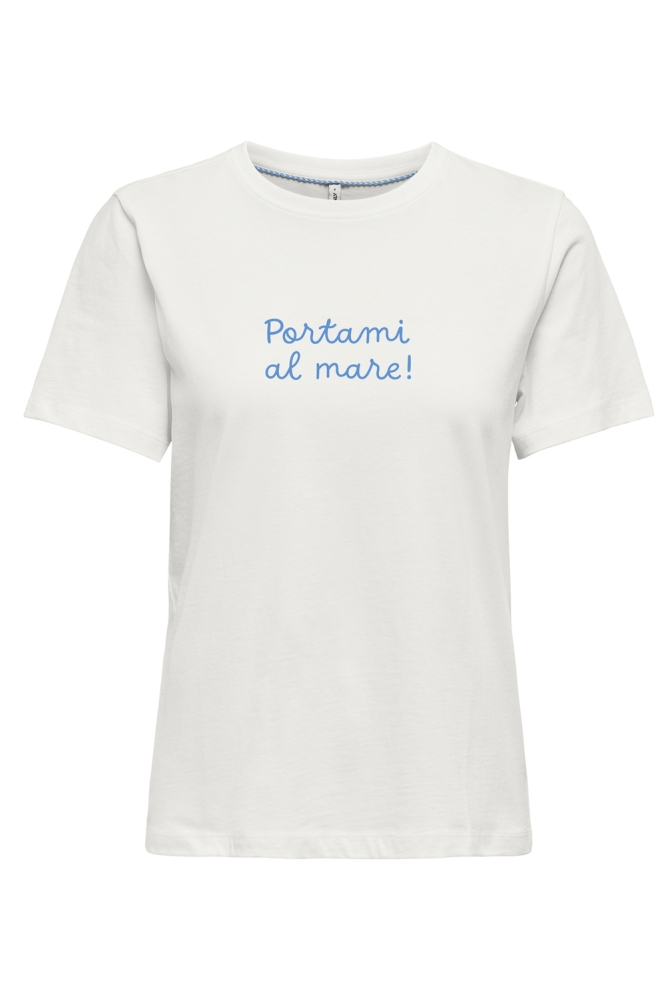 ONLLEXI S/S REG TEE CS JRS 15362488 CLOUD DANCER/AI MARE